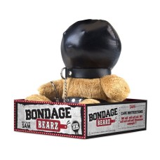 Bondage Bearz Gimpy Glen Stuffed Animal - Brown/Black
