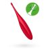 Satisfyer Twirling Joy Tip Vibrator 17.5 CM - Red