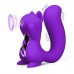 Vibes of Love - 10 Speeds Purple Color Silicone Squirrel Clitoral Sucking Massager - Purple