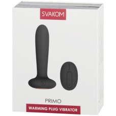 Svakom - Primo - Heating Vibrator Plug - Black
