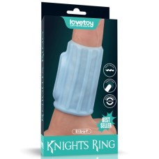 Lovetoy - Vibrating Ridge Knights Ring (Blue)