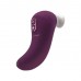 Bodywand Vibro / Sucking Kiss Silicone Rechargeable Clitoral Stimulator - Purple/White