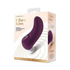Bodywand Vibro Kiss Silicone Rechargeable Clitoral Stimulator - Purple/White