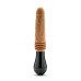 Dr. Skin Silicone Dr. Arthur Rechargeable Thrusting Gyrating Vibrating Dildo 10.5in - Caramel