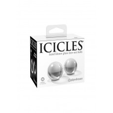 Icicles No. 42 Glass Ben-Wa Balls - Medium - Clear