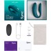 We-Vibe Sync 2 Rechargeable Silicone Couples Vibrator with Remote Control - Green Velvet