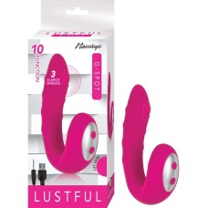 Lustful - G-Spot Silicone Rechargeable Vibrator (Pink) 