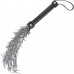Dominant Submissive Collection Ultimate Spiked Chain Whip - Silver