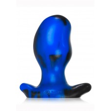 Oxballs Ergo Silicone Butt Plug - Xlarge - Police Blue Swirl
