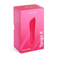 We-Vibe Tango X Rechargeable Clitoral Mini Bullet Vibrator - Red Cherry