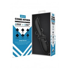 Zolo Come Hither Prostate Silicone Rechargeable Anal Vibe - Black