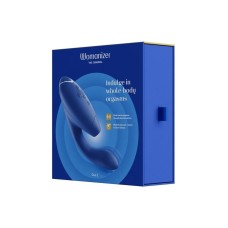 Womanizer Duo 2 Silicone Rechargeable Clitoral and G-Spot Stimulator – Blue