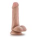 Dr. Skin Dr. Jeffrey Dildo with Balls and Suction Cup 6.5in - Vanilla