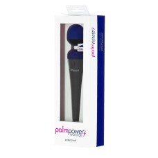 PalmPower Rechargeable Silicone Personal Wand Massager - Blue