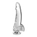 King Cock Clear Dildo with Balls 7.5in – Clear