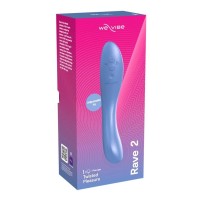We-Vibe Rave 2 Twisted Pleasure Rechargeable Silicone G-Spot Vibrator – Blue