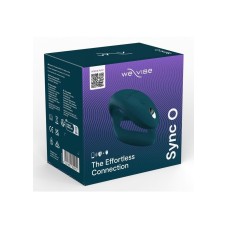 We-Vibe Sync O Rechargeable Silicone Couples Vibrator with Remote Control - Velvet Green
