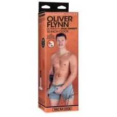 Vac-U-Lock Signature Cocks Ultraskyn Oliver Flynn Dildo with Removable Suction Cup 10in - Vanilla