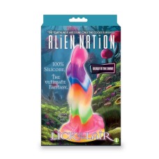 Alien Nation Lick of the Lair Silicone Glow in the Dark Creature Dildo - Multicolor