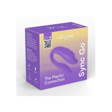 We-Vibe Sync Go App Control Rechargeable Silicone Couples Vibrator – Light Purple