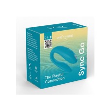 We-Vibe Sync Go App Control Rechargeable Silicone Couples Vibrator – Turquoise