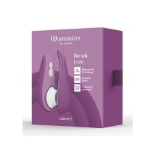 Womanizer Liberty 2 Rechargeable Silicone Clitoral Stimulator – Purple