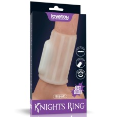 Lovetoy - Vibrating Ridge Knights Ring (White)