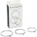 ElectraStim ElectraRings Solid Metal Scrotal and Cock Rings Large - Pack of 3