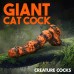 Creature Cocks Sabretooth Silicone Dildo - Orange/Black
