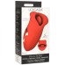Lickgasm Kiss & Tell Mini Kissing Vibrating Rechargeable Silicone Clitoral Stimulator - Red