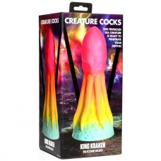 Creature Cocks King Kraken Silicone Dildo - Multicolor