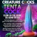 Creature Cocks Tenta-Cock Glow in the Dark Silicone Dildo - Multicolor