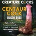 Creature Cocks Centaur Cock Silicone Dildo - Brown/Pink