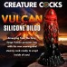 Creature Cocks Vulcan Silicone Dildo - Red/Black