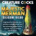 Creature Cocks Majestic Merman Silicone Dildo - Rainbow