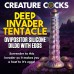 Creature Cocks Deep Invader Tentacle Ovipositor Silicone Dildo - Multicolor