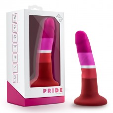 Avant - Pride P3 Beauty Silicone Dildo 6in - Multi Color