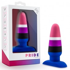 Avant - Pride P5 Fluid Silicone Butt Plug - Multi Color