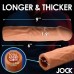 JOCK Extra Long Penis Extension Sleeve 3in - Caramel