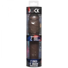 JOCK Extra Thick Penis Extension Sleeve 2in - Chocolate