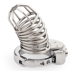 Master Series 27 Male Chastity Zyrox Cage - Adjustable Ring with lockpin