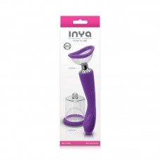 Inya Silicone Rechargeable Pump And Vibe - Purple