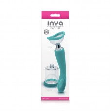 Inya Silicone Rechargeable Pump And Vibe - Teal