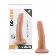 Dr. Skin - 5.5 Inch Cock With Suction Cup - Vanilla