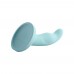 Sportsheets Ryplie Silicone Curved Dildo with Suction Cup 6in - Blue