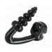 Master Series The Tower Erection Enhancer Cockring With Anal Stimulator Black 4.38