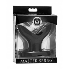 Master Series Dilating Anal Plug Black 2.5 Inches