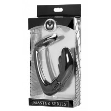 Master Series Cobra Silicone Cockring Anal Plug Black