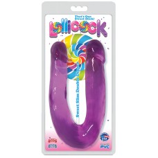 Lollicock Sweet Slim Double Dipper Dildo - Purple