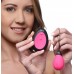 Bang - 10X Rechargeable Silicone Vibrating Egg With Remote Control - Pink